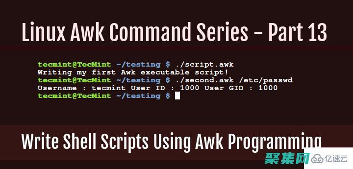 AWK 脚本指南：利用 AWK 进行定制自动化和数据转换 (awk脚本文件)